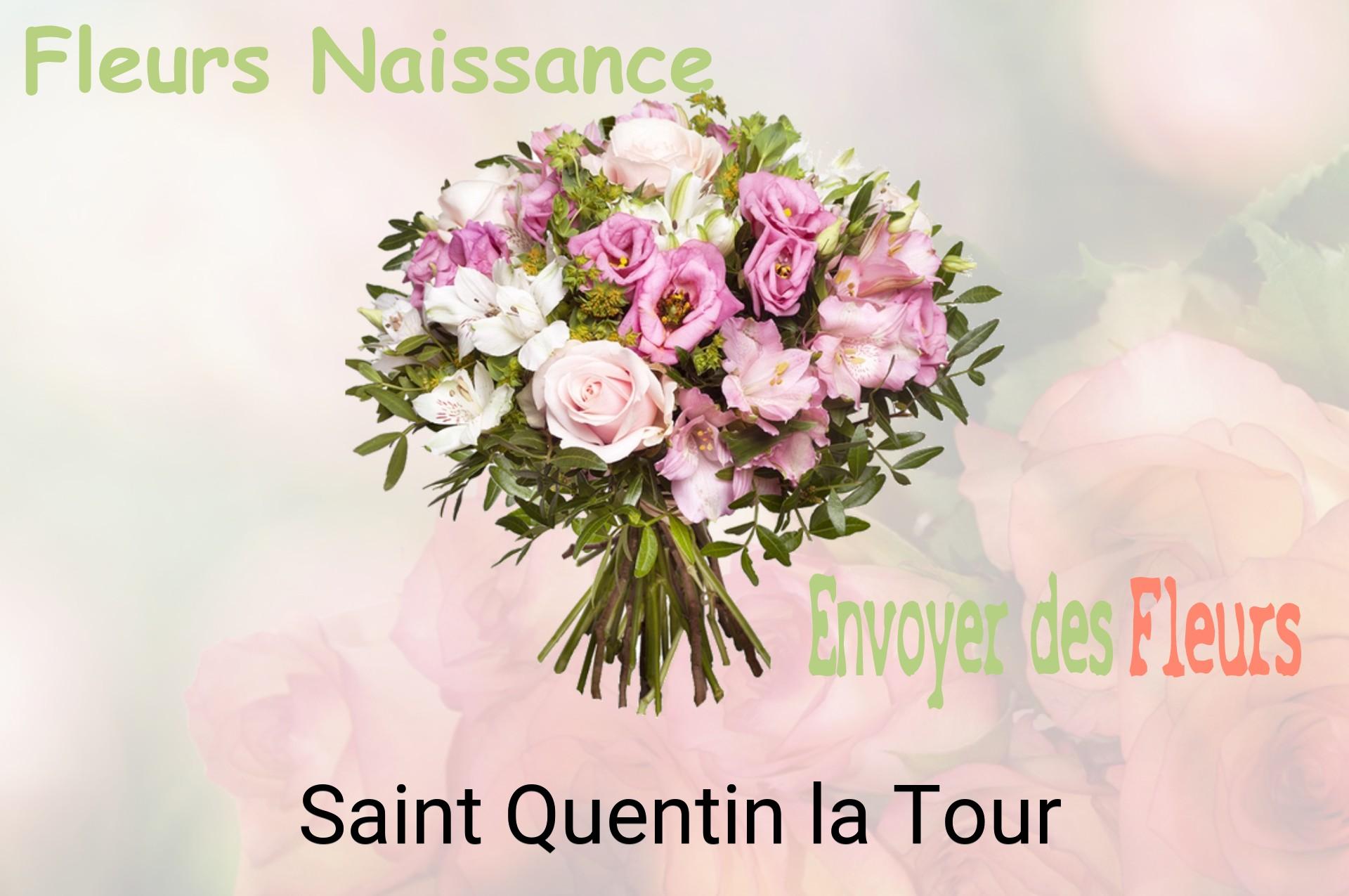 Bouquet de fleurs de naissance livré à Saint-Quentin-la-Tour
